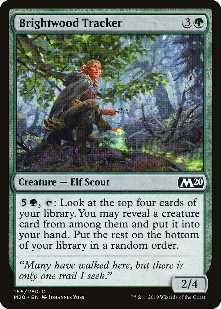 Brightwood Tracker (M20-166) - Core Set 2020 Foil