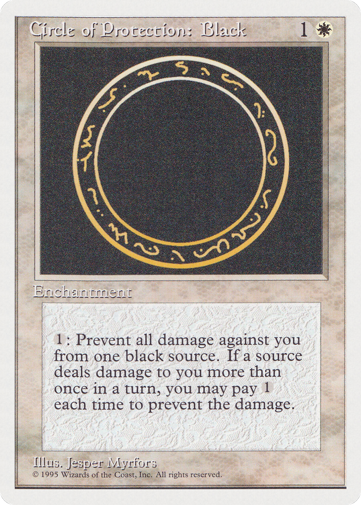 Circle of Protection: Black (RQS-002) - Rivals Quick Start Set