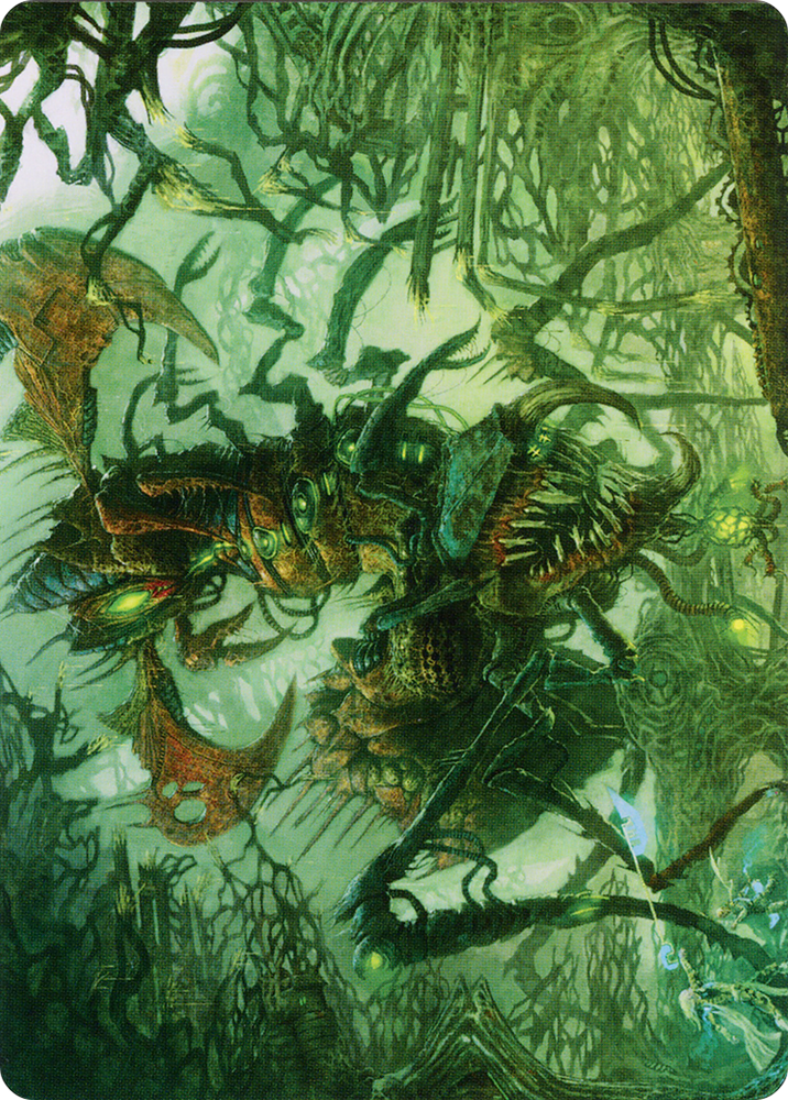 Skyscythe Engulfer // Skyscythe Engulfer (AONE-042) - Phyrexia: All Will Be One Art Series (Borderless)