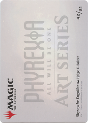 Skyscythe Engulfer // Skyscythe Engulfer (AONE-042) - Phyrexia: All Will Be One Art Series (Borderless)