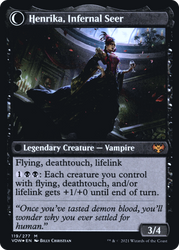 Henrika Domnathi (PRE-119S) - Innistrad: Crimson Vow Promos: (Double Faced Transform) Foil