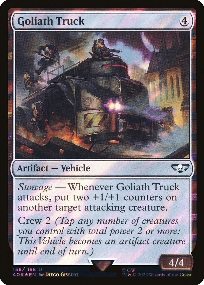 Goliath Truck (Surge Foil) (40K-158★) - Warhammer 40,000 Commander Foil