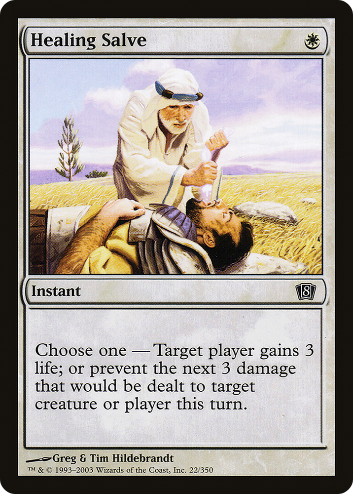 Healing Salve (8ED-22★) - Eighth Edition Foil