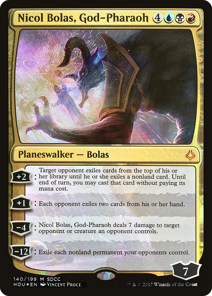 Nicol Bolas, God-Pharaoh (SDCC 2017 Exclusive) (MEDIA-140) - San Diego Comic-Con 2017 Foil