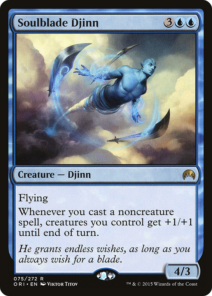 Soulblade Djinn (ORI-075) - Magic Origins Foil