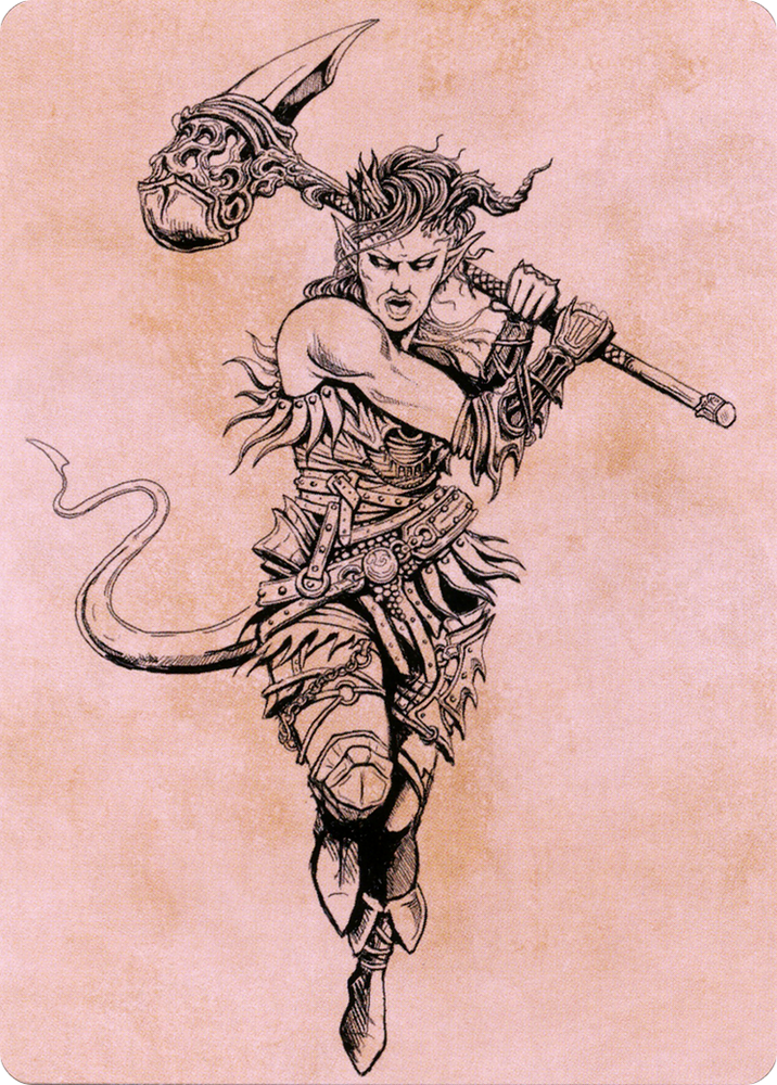 Karlach, Fury of Avernus // Karlach, Fury of Avernus (ACLB-054) - Battle for Baldur's Gate Art Series (Borderless) Foil