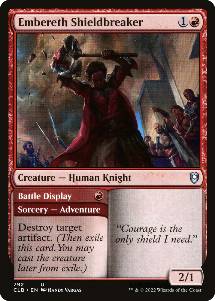 Embereth Shieldbreaker (CLB-792) - Commander Legends: Battle for Baldur's Gate