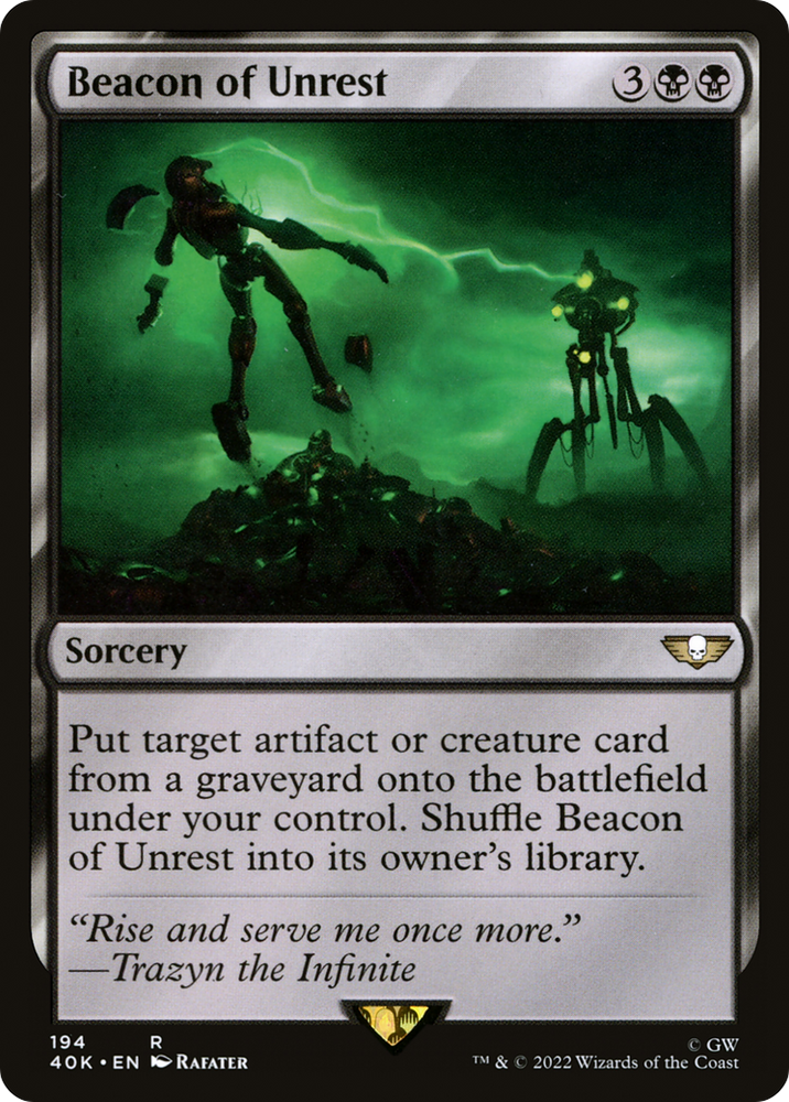 Beacon of Unrest (40K-194) - Warhammer 40,000 Commander