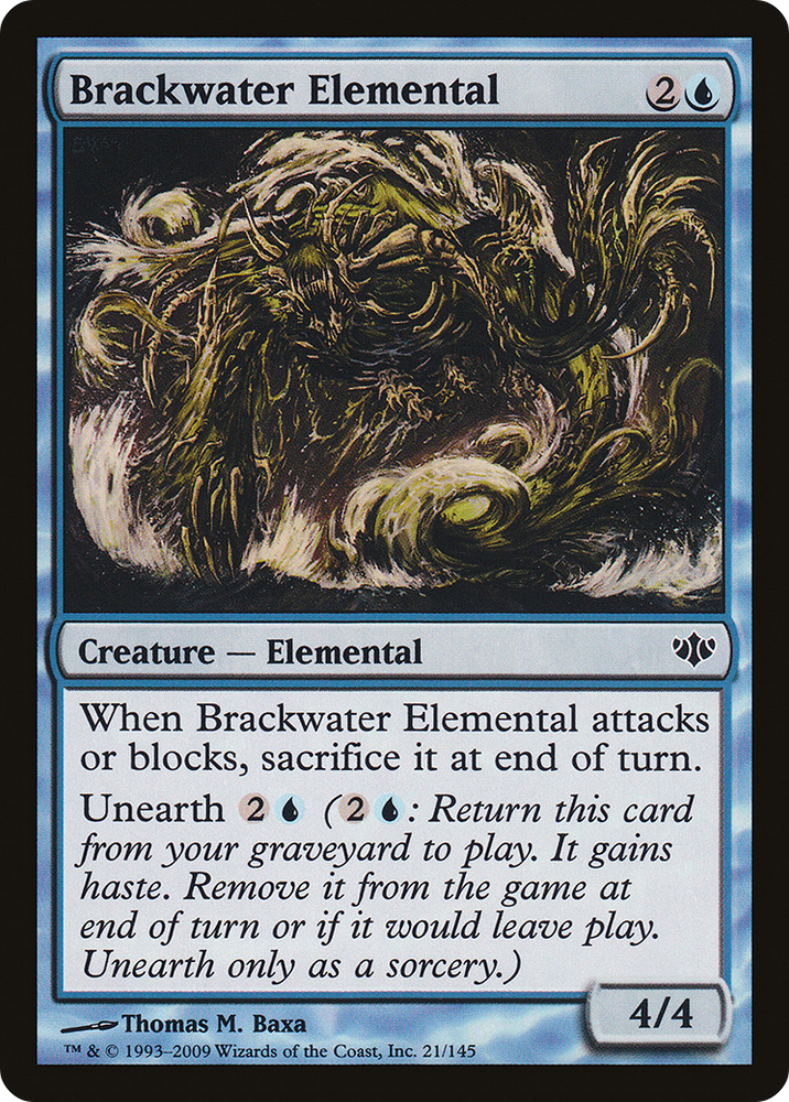 Brackwater Elemental (CON-021) - Conflux