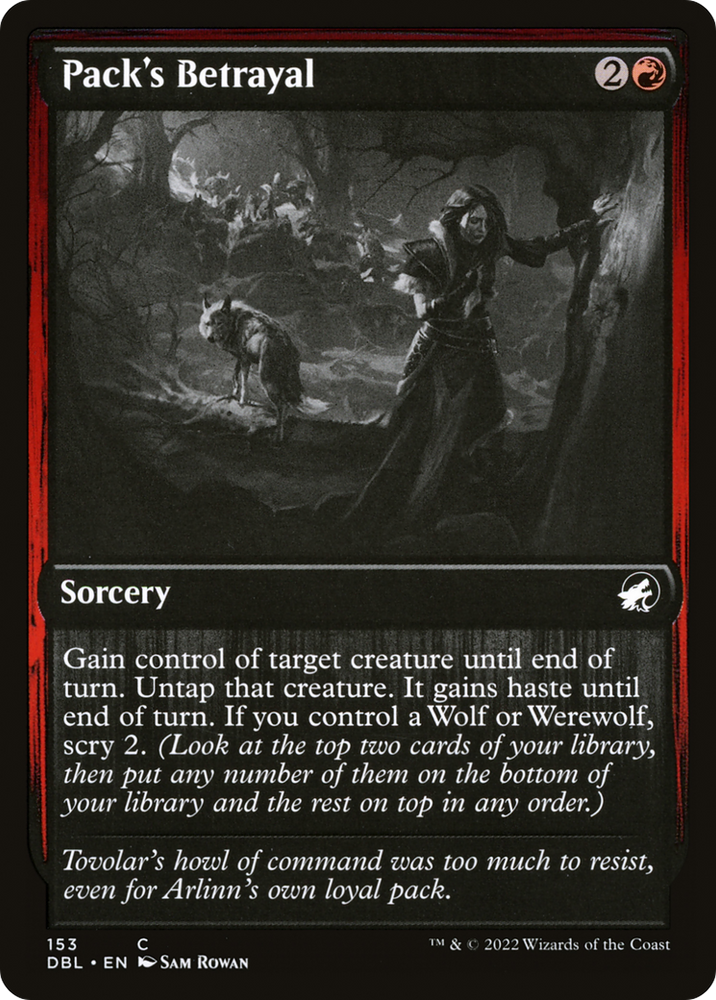Pack's Betrayal (DBL-153) - Innistrad: Double Feature