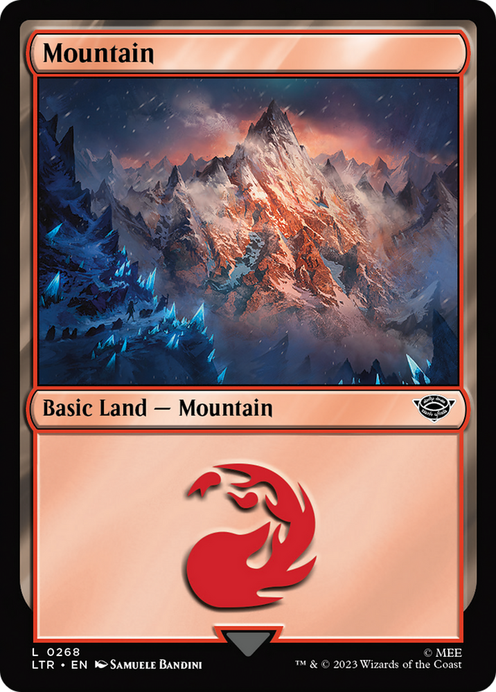 Mountain (0268) (LTR-268) - The Lord of the Rings: Tales of Middle-earth Foil