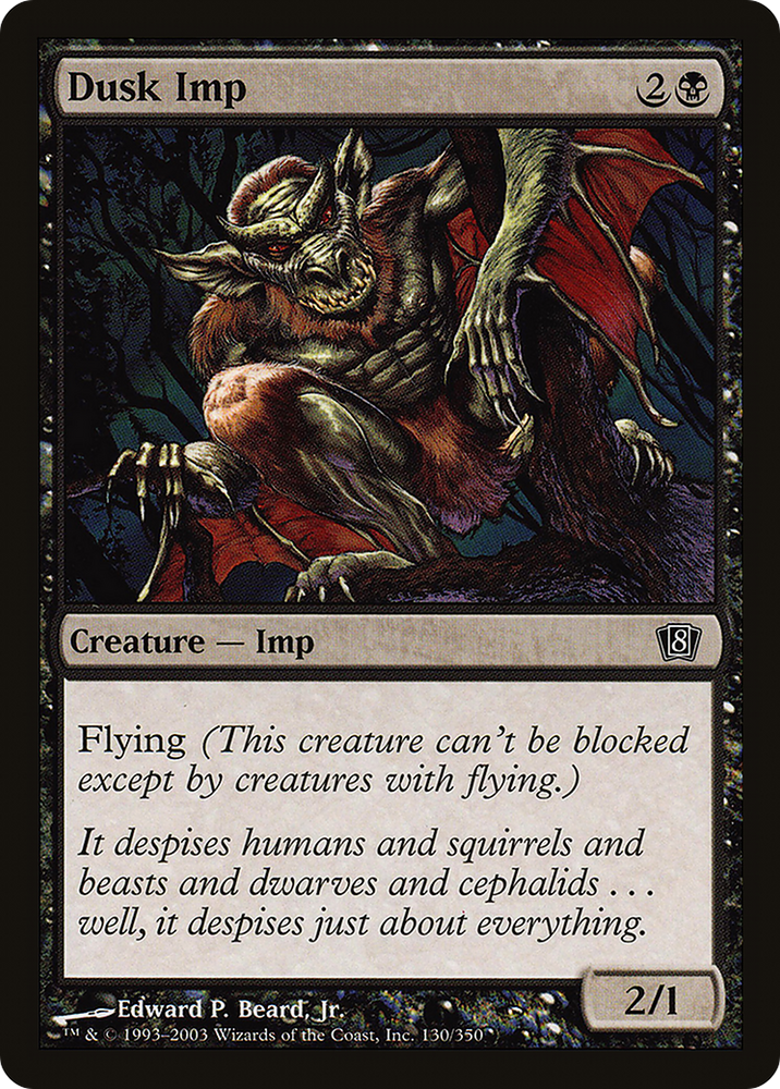 Dusk Imp (8ED-130★) - Eighth Edition Foil