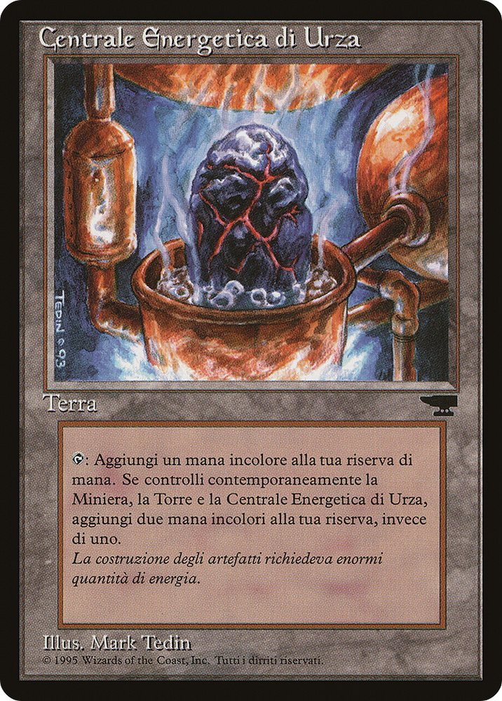 Urza's Power Plant (Sphere) (Italian) - "Centrale Energetica di Urza" (REN-181) - Rinascimento