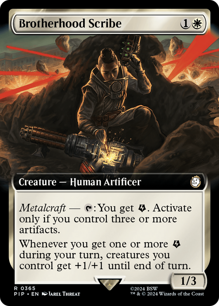 Brotherhood Scribe (Extended Art) (PIP-365) - Fallout: (Extended Art)