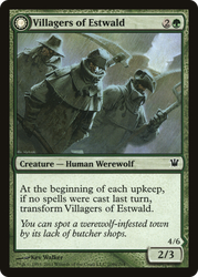 Villagers of Estwald (ISD-209) - Innistrad: (Double Faced Transform)