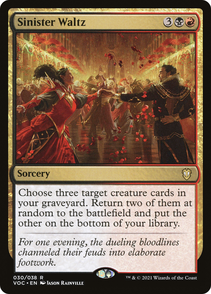 Sinister Waltz (VOC-030) - Crimson Vow Commander