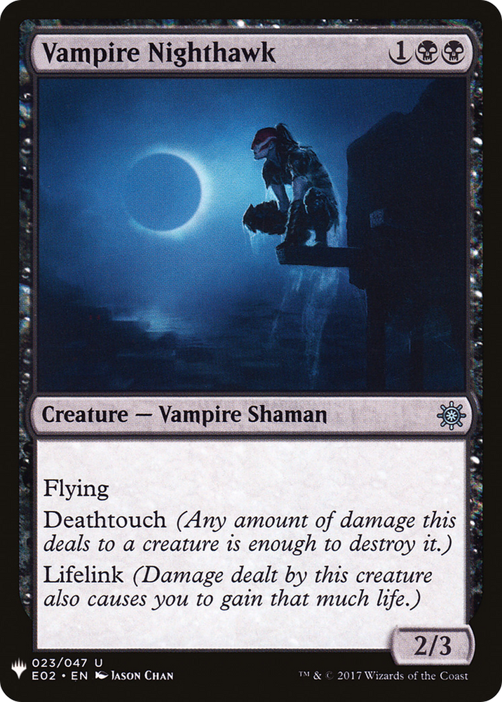 Vampire Nighthawk (E02) (LIST-E02-23) - The List