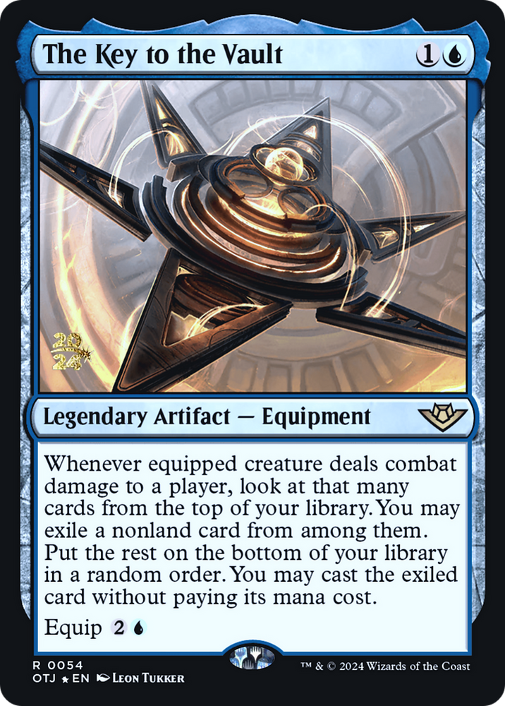 The Key to the Vault (PRE-054) - Outlaws of Thunder Junction Promos Foil