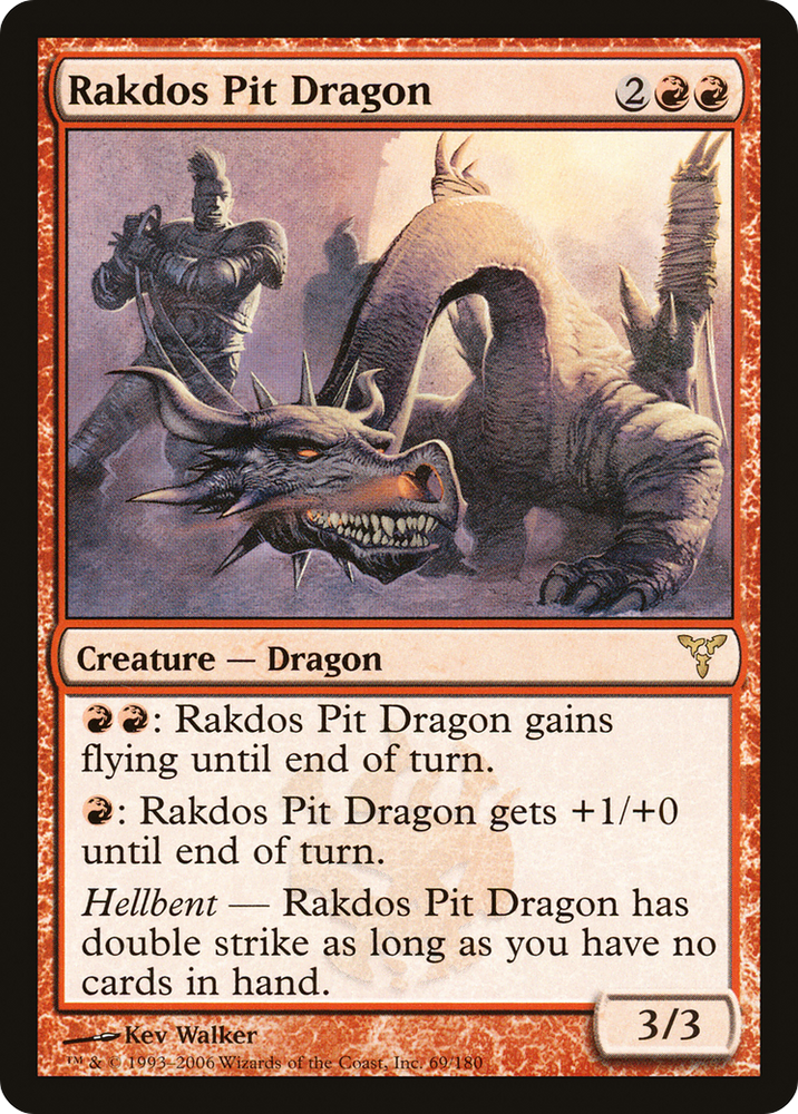 Rakdos Pit Dragon (DIS-069) - Dissension Foil