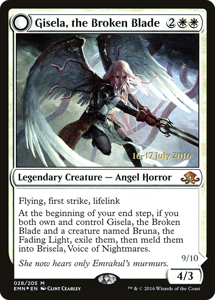 Gisela, the Broken Blade (PRE-28S) - Eldritch Moon Promos: (mooneldrazidfc) Foil