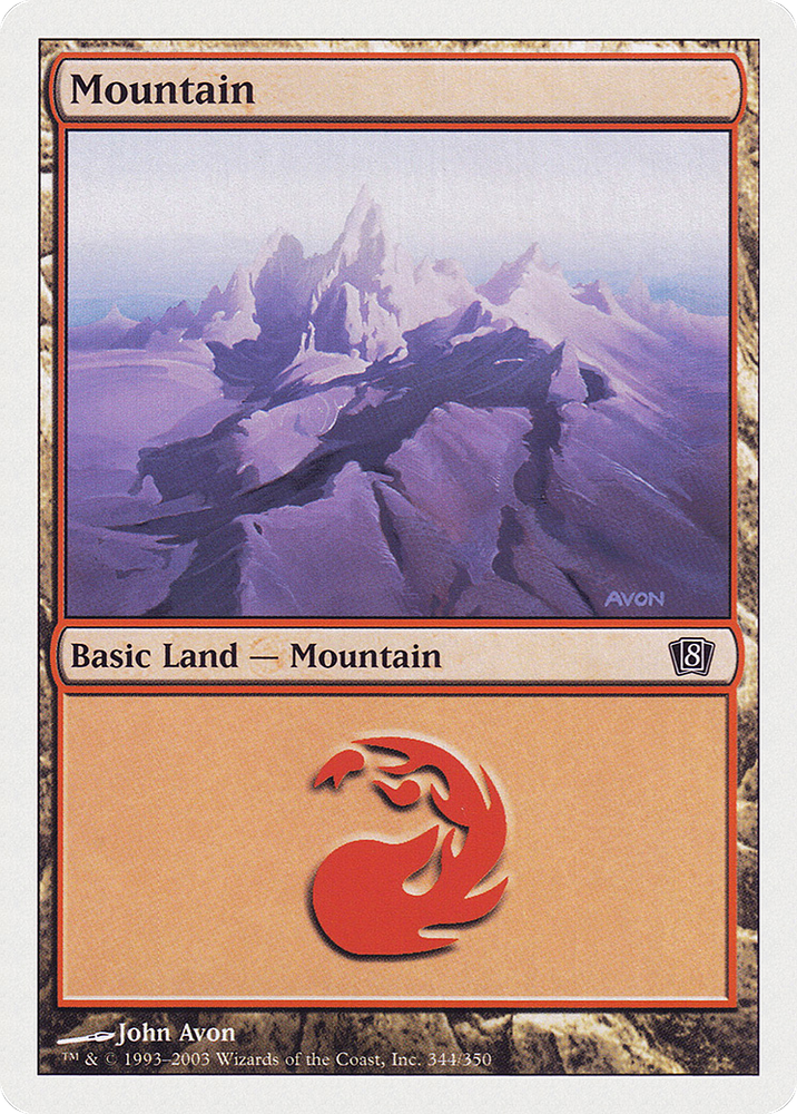 Mountain (344) (8ED-344) - Eighth Edition