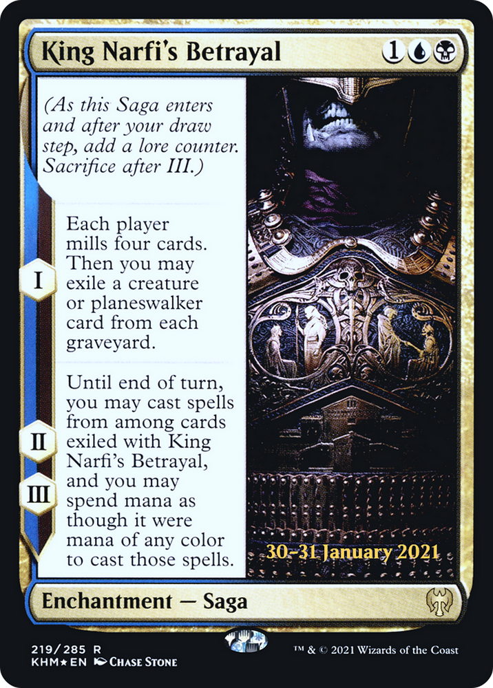 King Narfi's Betrayal (PRE-219) - Kaldheim Promos Foil