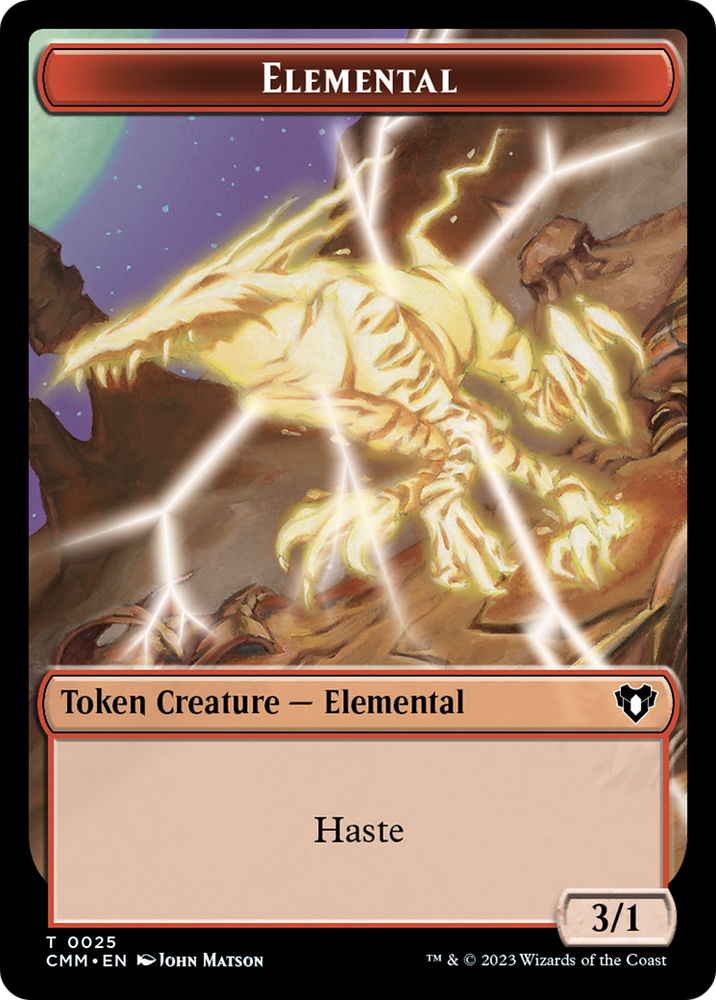 Elemental (TCMM-025) - Commander Masters Tokens