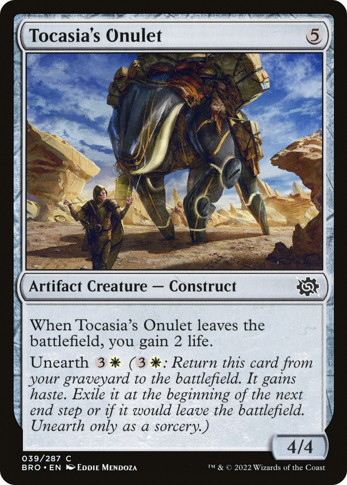 Tocasia's Onulet (BRO-039) - The Brothers' War Foil
