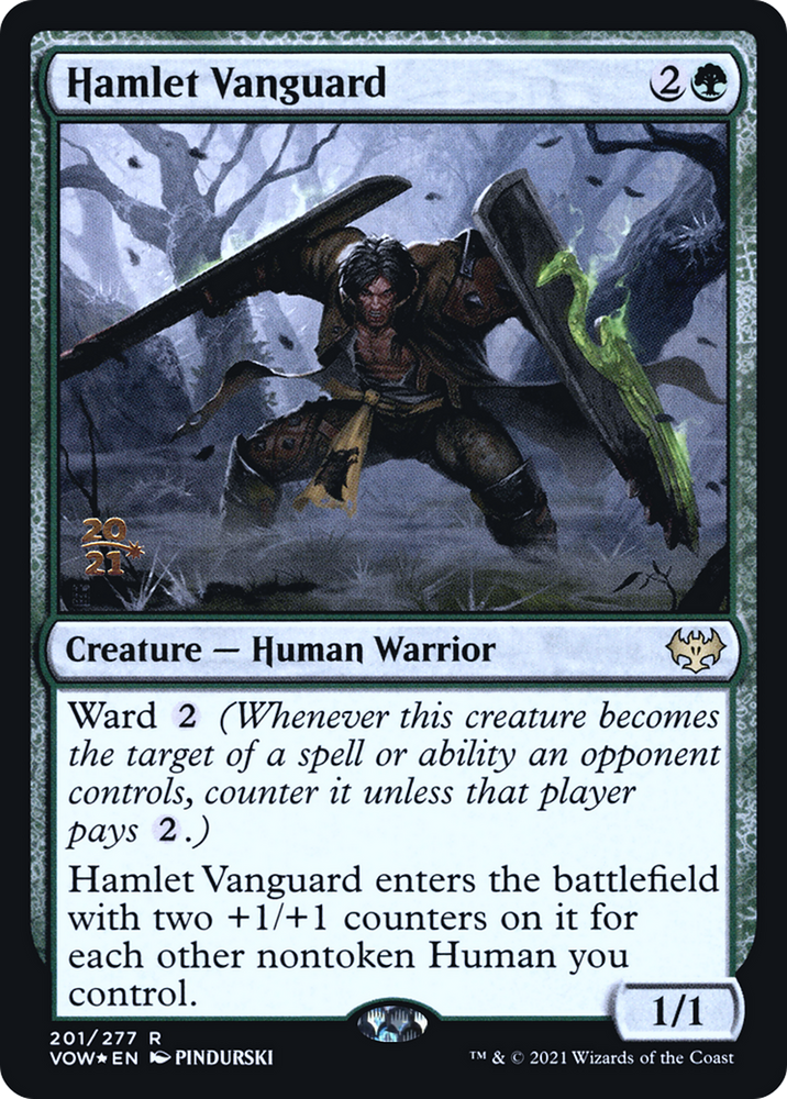 Hamlet Vanguard (PRE-201S) - Innistrad: Crimson Vow Promos Foil