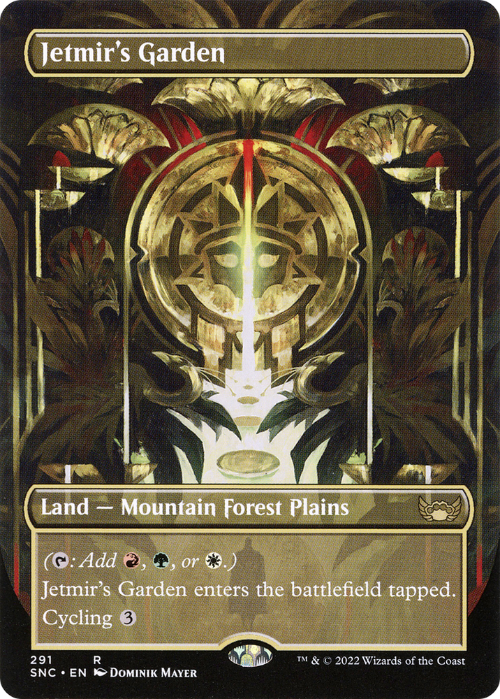 Jetmir's Garden (Borderless) (SNC-291) - Streets of New Capenna (Borderless) Foil