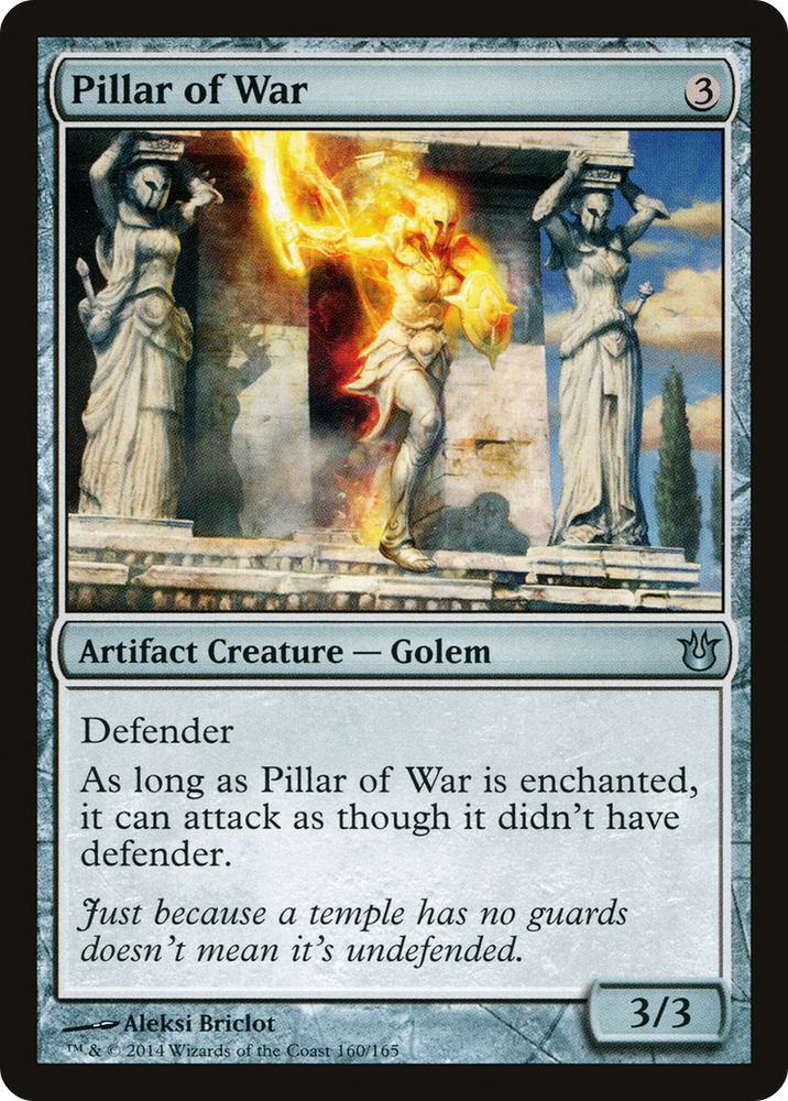 Pillar of War (BNG-160) - Born of the Gods Foil