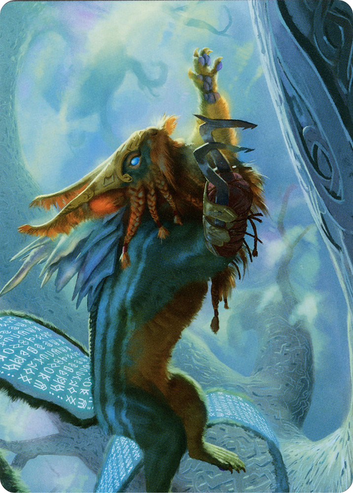 Toski, Bearer of Secrets // Toski, Bearer of Secrets (AKHM-052) - Kaldheim Art Series (Borderless)