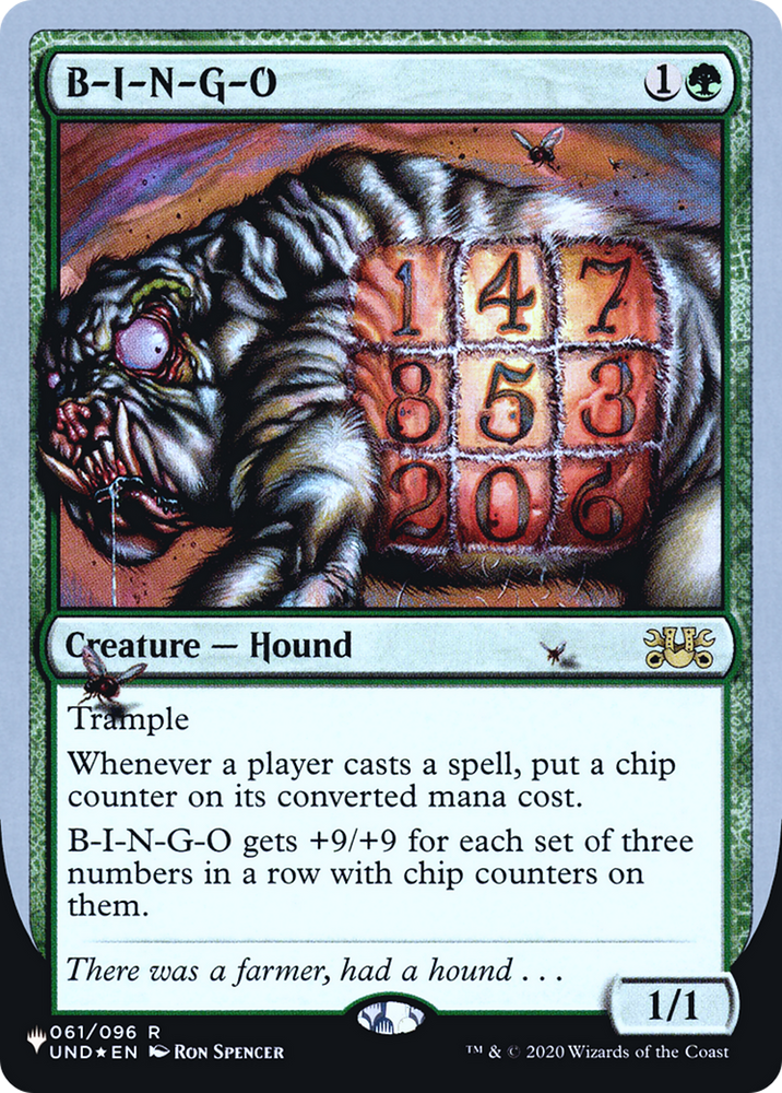 B-I-N-G-O (LIST-034) - The List (Unfinity Foil Edition) Foil