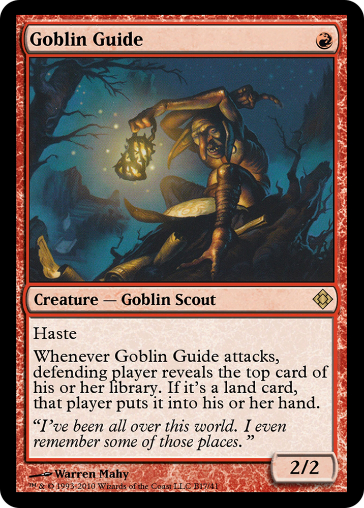Goblin Guide (TD0-B17) - Magic Online Theme Decks