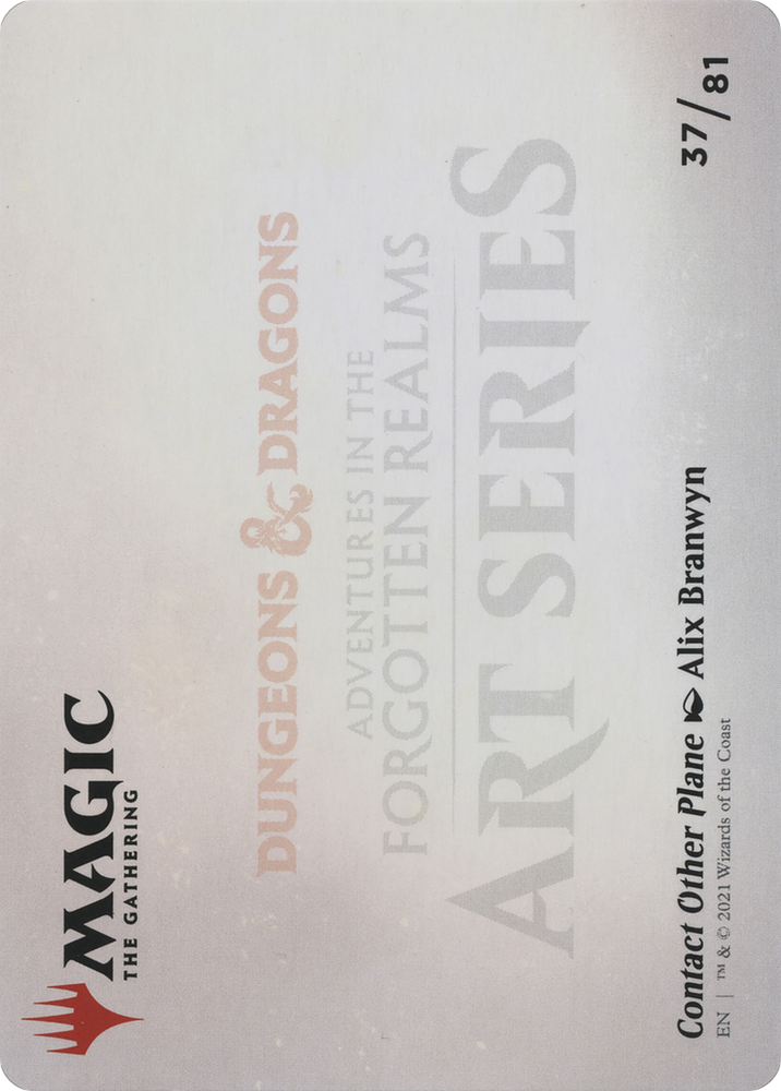 Contact Other Plane // Contact Other Plane (AAFR-037) - Adventures in the Forgotten Realms Art Series (Borderless) Foil