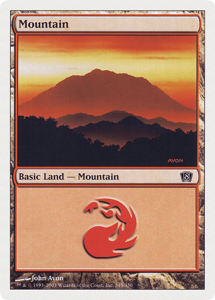 Mountain (345) (8ED-345) - Eighth Edition
