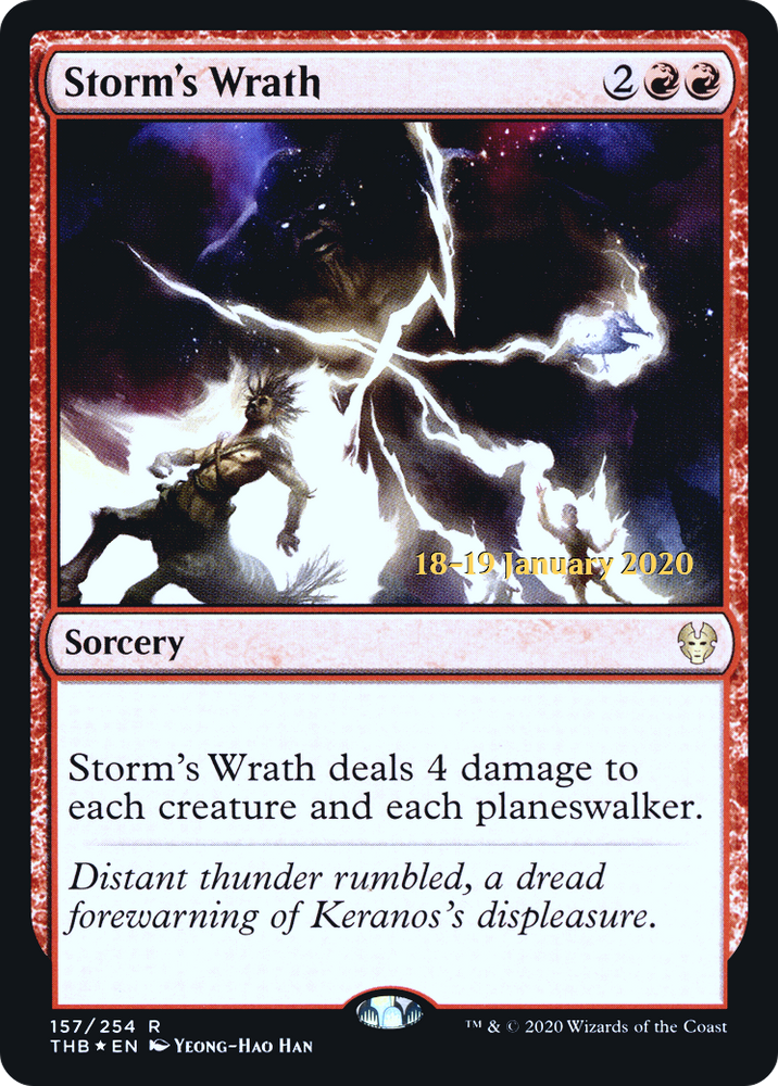 Storm's Wrath (PRE-157) - Theros Beyond Death Promos Foil