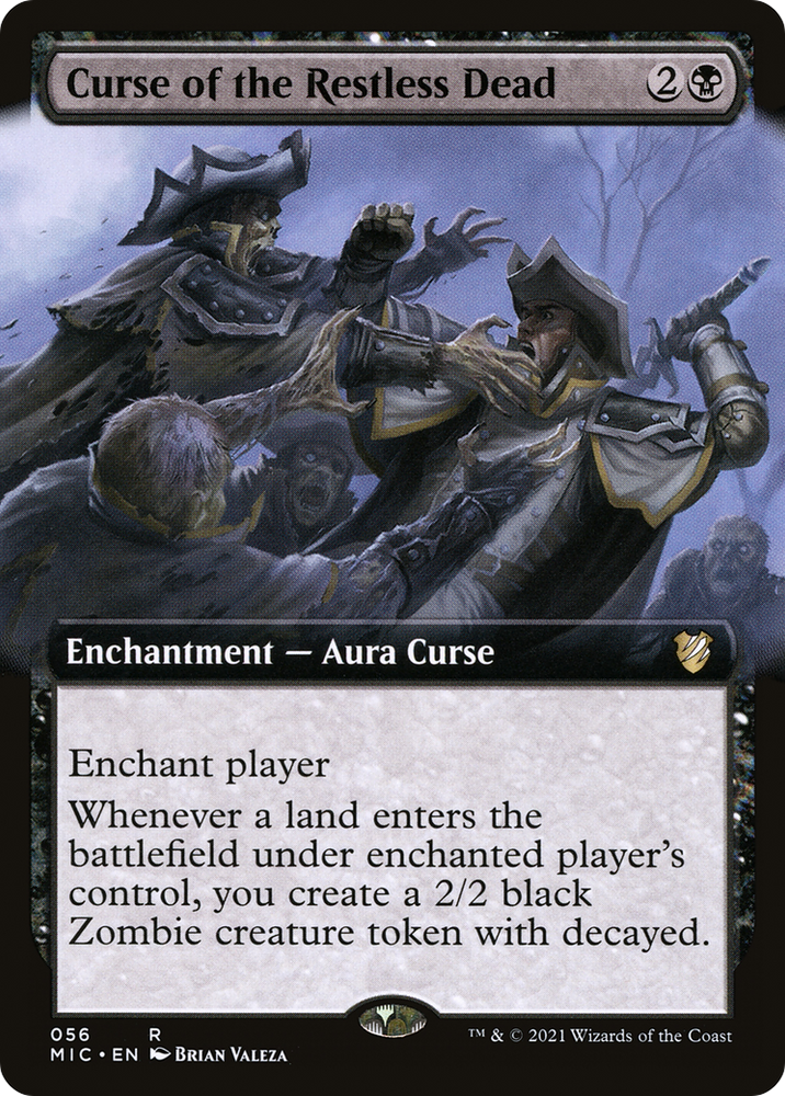 Curse of the Restless Dead (Extended Art) (MIC-056) - Midnight Hunt Commander: (Extended Art)
