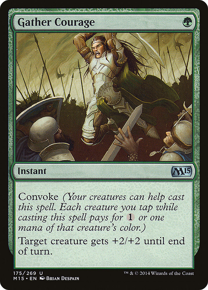 Gather Courage (M15-175) - Magic 2015 Foil