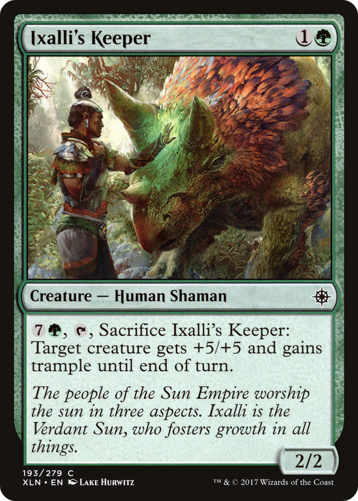 Ixalli's Keeper (XLN-193) - Ixalan Foil