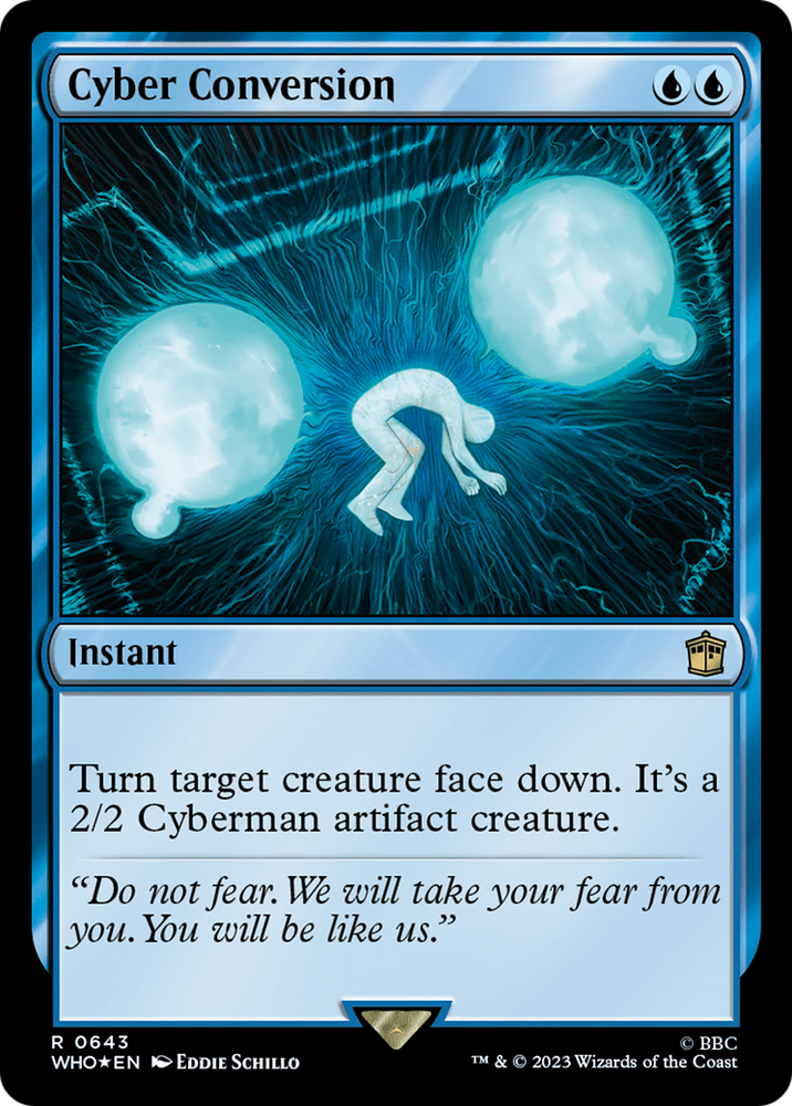 Cyber Conversion (Surge Foil) (WHO-643) - Doctor Who Foil