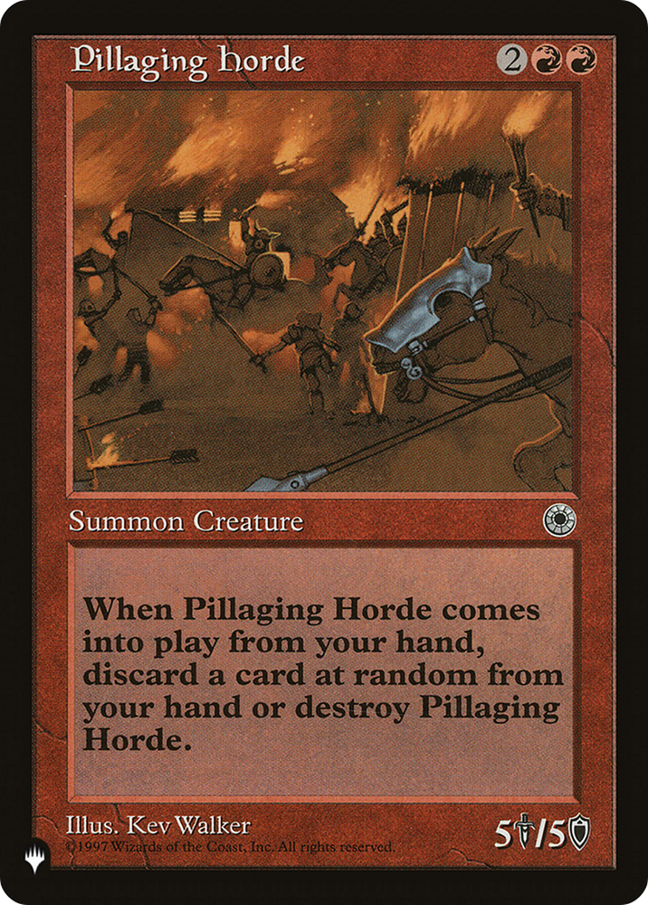 Pillaging Horde (LIST-POR-142) - The List