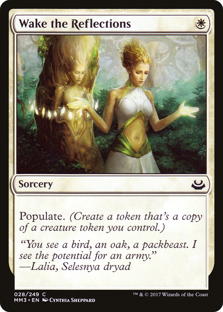Wake the Reflections (MM3-028) - Modern Masters 2017 Foil