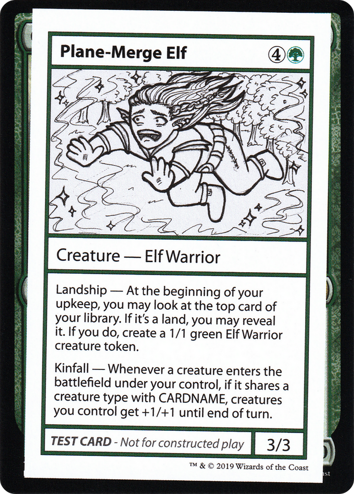 Plane-Merge Elf (No PW Symbol) (CMB1-083) - Mystery Booster Playtest Cards 2021