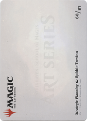 Strategic Planning // Strategic Planning (ASTX-068) - Strixhaven Art Series (Borderless)