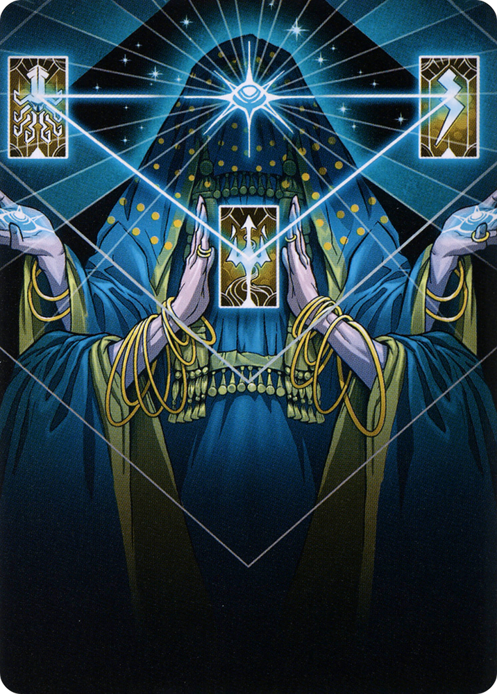 Strategic Planning // Strategic Planning (ASTX-068) - Strixhaven Art Series (Borderless) Foil
