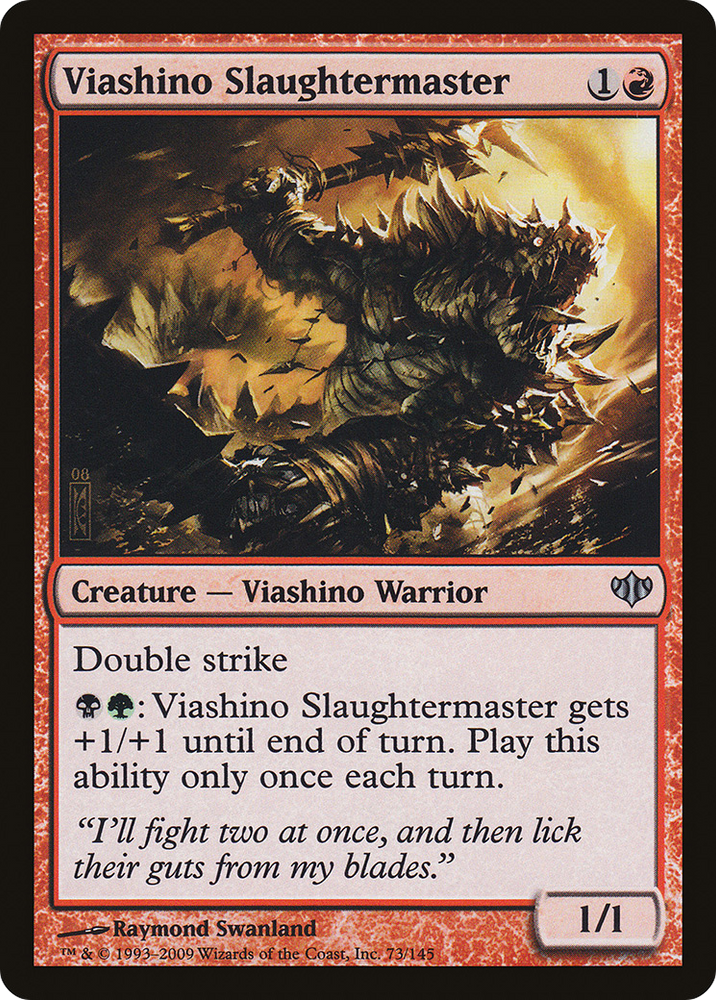 Viashino Slaughtermaster (CON-073) - Conflux