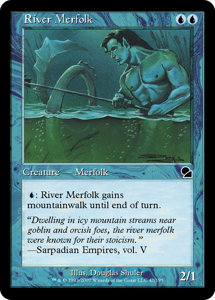 River Merfolk (ME1-047) - Masters Edition