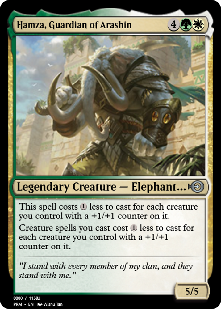 Hamza, Guardian of Arashin (PRM-86324) - Magic Online Promos