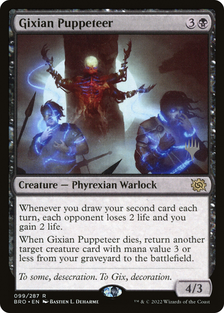 Gixian Puppeteer (PPBRO-99P) - The Brothers' War Promos Foil